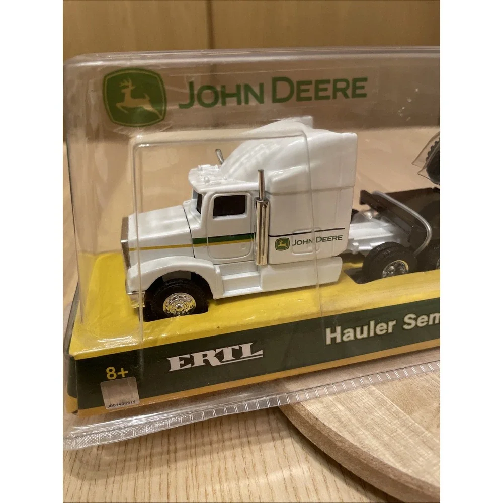 John Deere 1/64 CP770 Employee Edition Cotton Picker + Ertl Hauler Tractor Lot 2